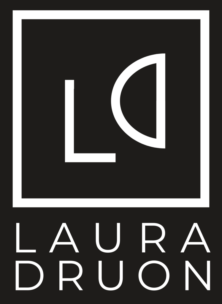Logo Laura Druon blanc