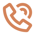 Icone échange découverte au téléphone ou en visio